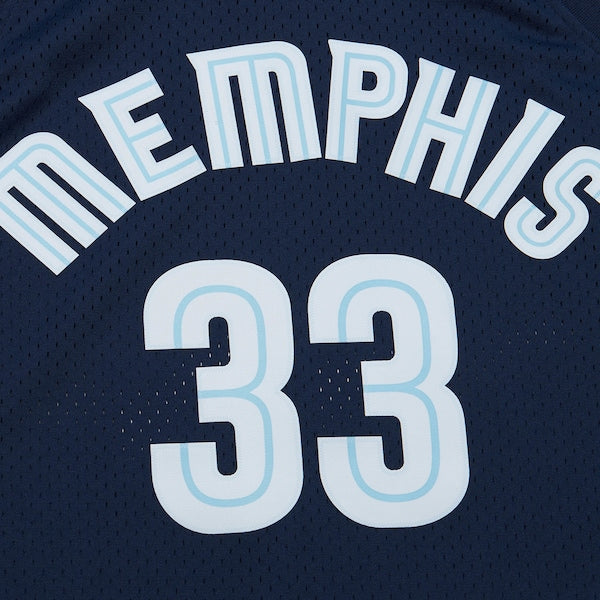 Marc Gasol Memphis Grizzlies  2008/09 Hardwood Classics Swingman Throwback Jersey - Navy