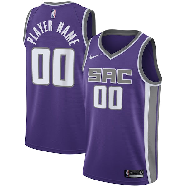Sacramento Kings Nike 2020/21 Swingman Custom Jersey - Icon Edition - Purple