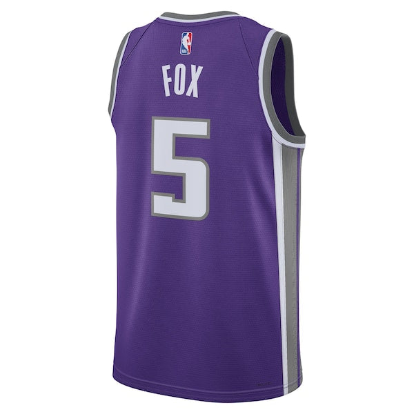 De'Aaron Fox Sacramento Kings Nike Unisex Swingman Jersey - Icon Edition - Purple