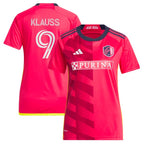 João Klauss St. Louis City SC adidas Women's 2024 CITY Kit Replica Jersey - Red
