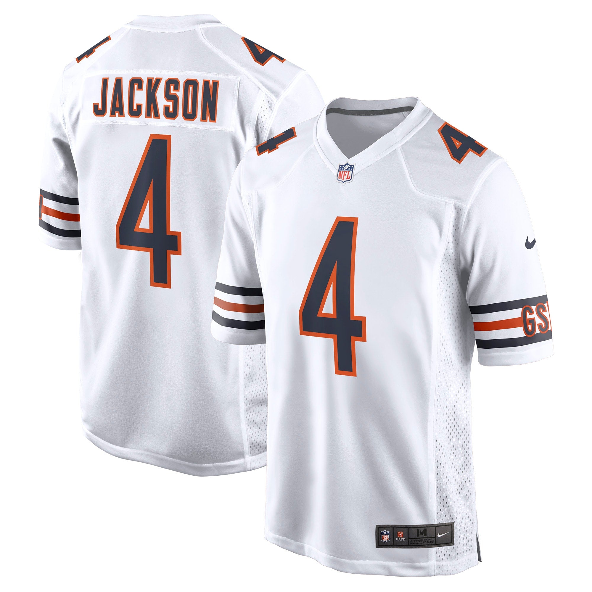 Eddie Jackson Chicago Bears Nike Game Player Jersey - Navy/White
