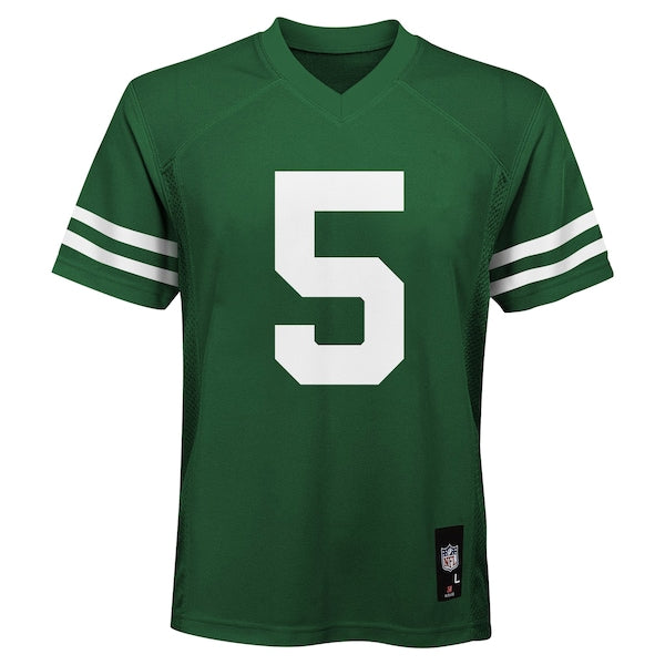 Garrett Wilson New York Jets Youth Replica Player Jersey - Legacy Green
