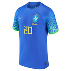 Vinicius Junior Brazil National Team Nike 2022/23 Replica Away Jersey - Blue
