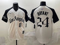 Kobe Bryant Los Angeles Dodgers 2025 Limited 8/24 Jersey – White/Black