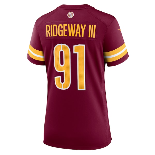John Ridgeway Washington Commanders Nike Women's  Game Jersey -  Burgundy