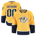 Nashville Predators  Home Authentic Pro Custom Jersey - Gold