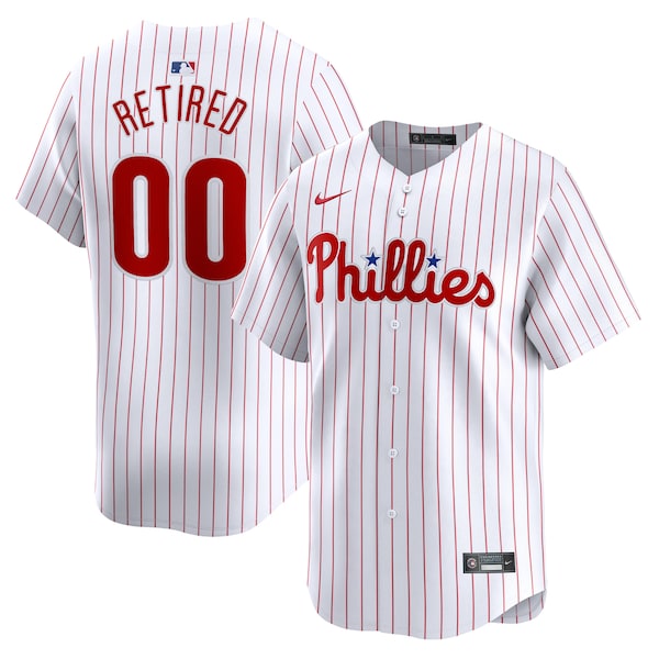 Philadelphia Phillies Nike Home Limited Pick-A-Player Retired Roster Jersey - White