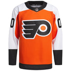 Philadelphia Flyers adidas  Home  Primegreen Authentic Custom Jersey - Burnt Orange