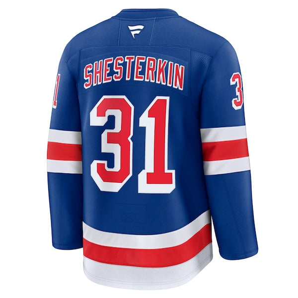 Igor Shesterkin New York Rangers  Home Premium Jersey - Blue/Navy