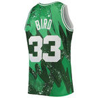 Larry Bird Boston Celtics Hardwood Classics 1985/86 Hyper Hoops Swingman Jersey - Kelly Green