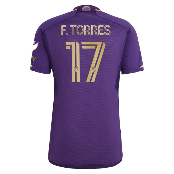 Facundo Torres Orlando City SC adidas 2024 The Wall Kit Authentic Player Jersey - Purple
