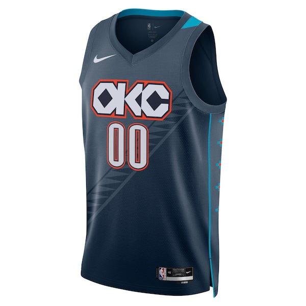 Oklahoma City Thunder Nike Unisex 2025/26 City Edition Swingman Custom Jersey - Blue