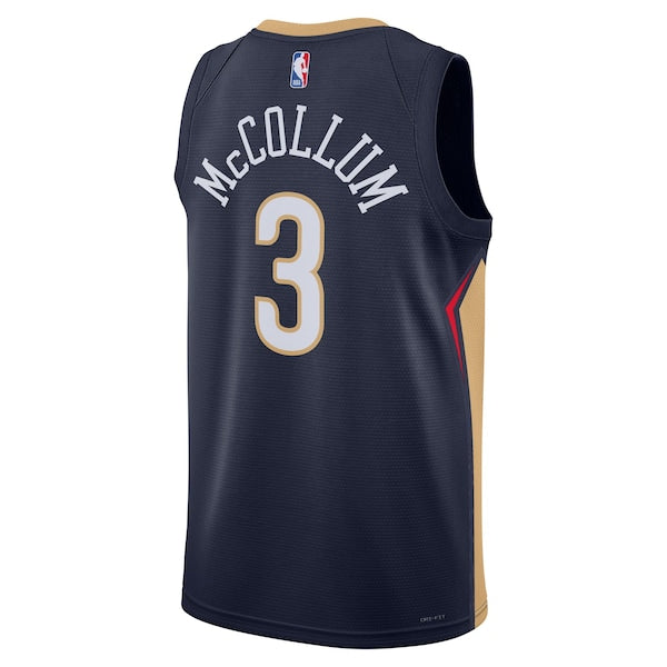 C.J. McCollum New Orleans Pelicans Nike Unisex Swingman Jersey - Icon Edition - Navy