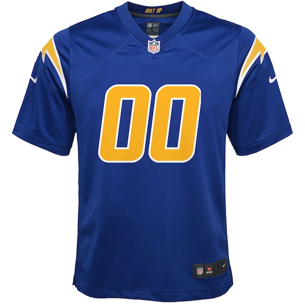 Los Angeles Chargers Nike Youth Alternate Custom Game Jersey - Royal/Blue