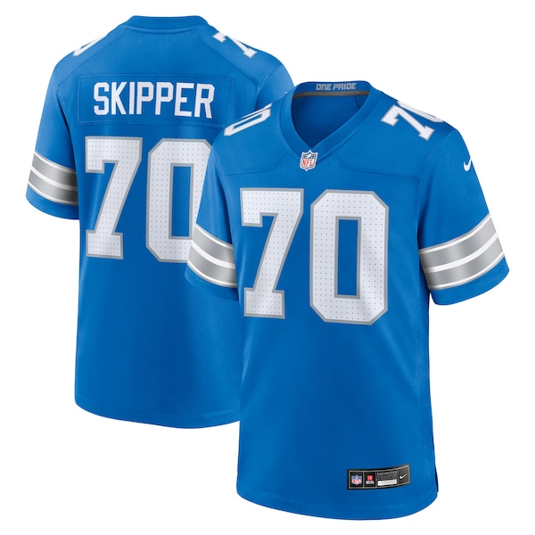 Dan Skipper Detroit Lions Nike Team Game Jersey -  Blue