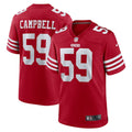 De'Vondre Campbell San Francisco 49ers Nike Team Game Jersey -  Scarlet