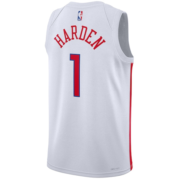 James Harden Philadelphia 76ers Nike Unisex 2022/23 Swingman Jersey - City Edition - White