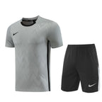 Nike Short Sleeve Training Jersey Set-ND06- Gray