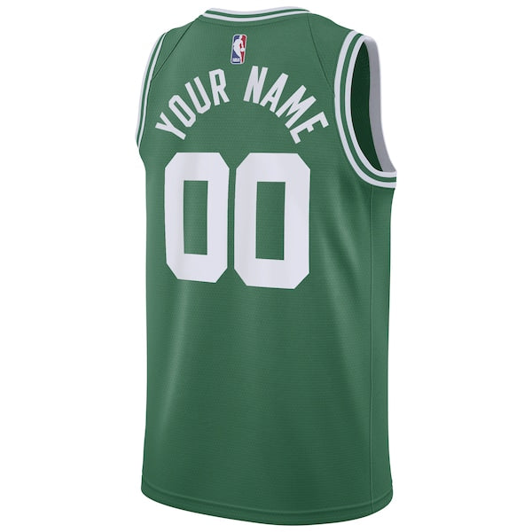 Boston Celtics Nike 2020/21 Swingman Custom Jersey - Icon Edition - Kelly Green
