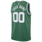 Boston Celtics Nike 2020/21 Swingman Custom Jersey - Icon Edition - Kelly Green