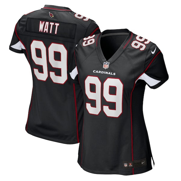 J.J. Watt Arizona Cardinals Nike Women's Alternate Game Jersey - Black/Cardinal
