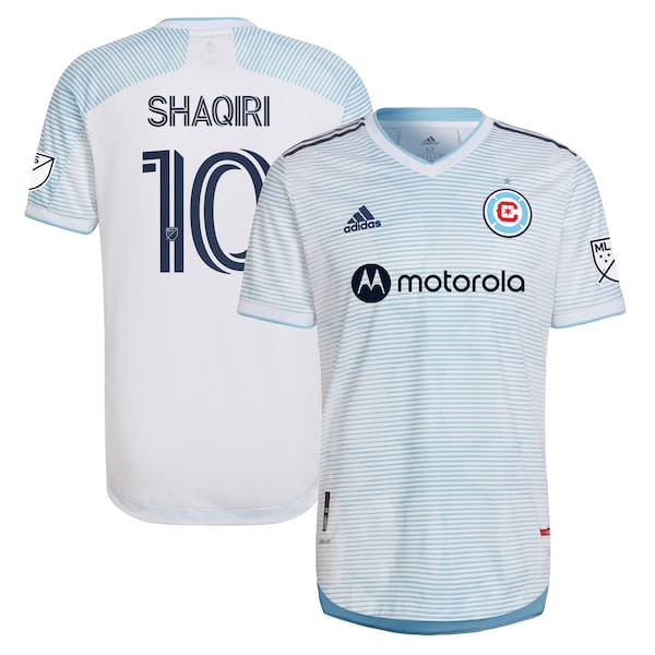 Xherdan Shaqiri Chicago Fire adidas 2022 Lakefront Kit Authentic Player Jersey - White