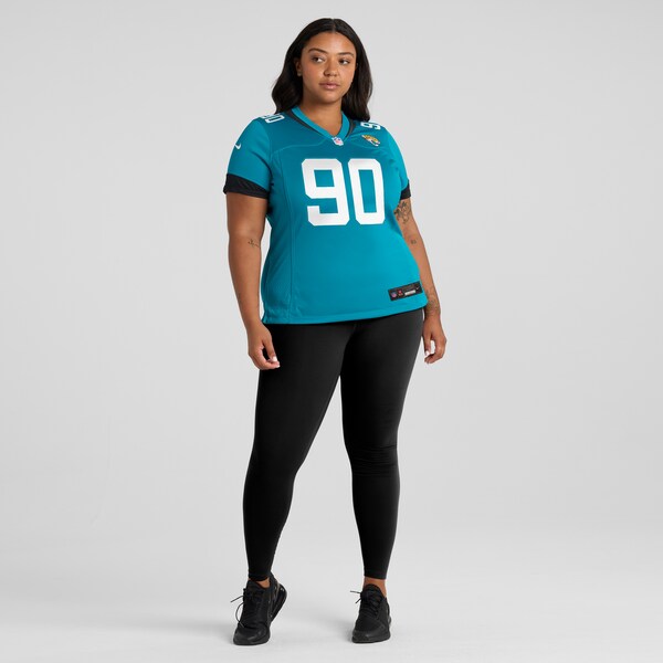 Esezi Otomewo Jacksonville Jaguars Nike Women's  Game Jersey -  Teal