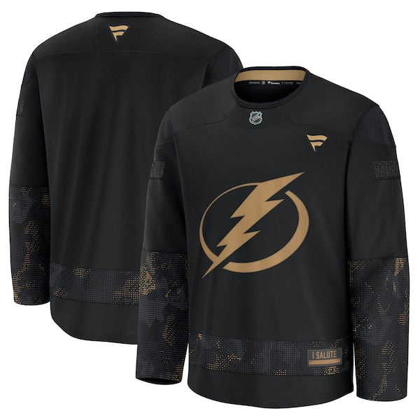 Tampa Bay Lightning  2024 Military Appreciation Practice Jersey - Black