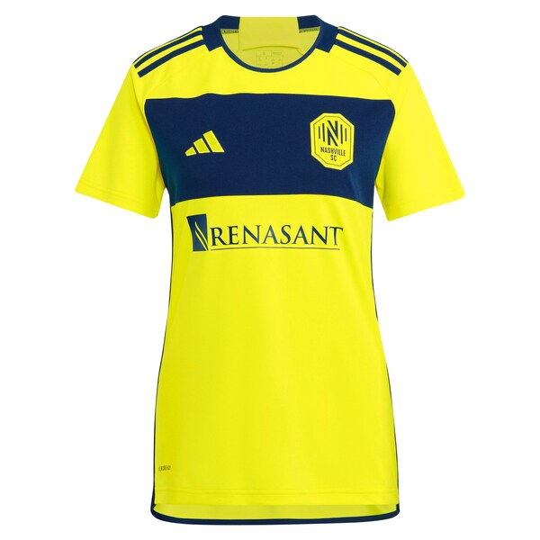 Nashville SC adidas Women's 2024 The 615 Kit Replica Custom Jersey - Yellow