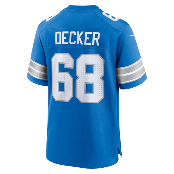 Taylor Decker Detroit Lions Nike Team Game Jersey -  Blue