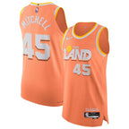 Donovan Mitchell Cleveland Cavaliers Nike Unisex 2025/26 Authentic Jersey - City Edition - Orange