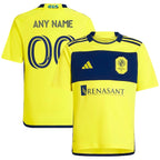 Nashville SC adidas Youth 2024 The 615 Kit Replica Custom Jersey - Yellow