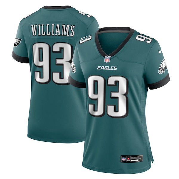 Milton Williams Philadelphia Eagles Nike Women's Team Game Jersey - Midnight Green