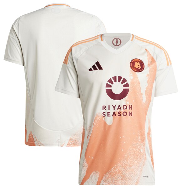 AS Roma adidas 2024/25 Away Replica Jersey - White