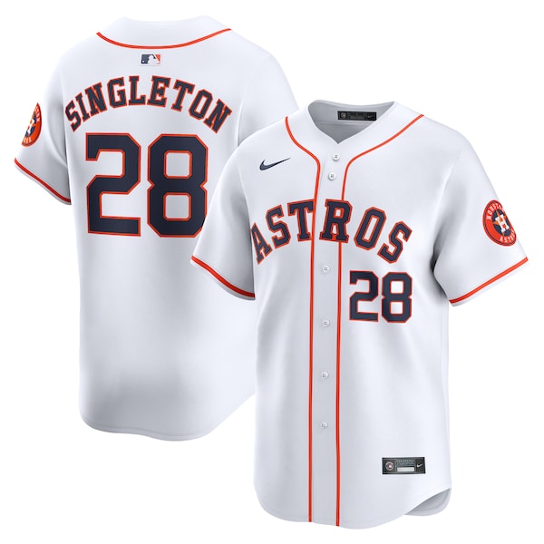 Jon Singleton Houston Astros Nike Home Limited Player Jersey - White