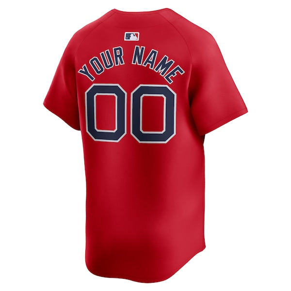 Boston Red Sox Nike  Alternate Limited Custom Jersey – Red