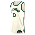 Nike Jayson Tatum Boston Celtics  Authentic Jersey - City Edition - White