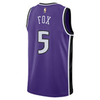 De'Aaron Fox Sacramento Kings Nike Unisex 2024/25 Swingman Jersey - Purple - Classic Edition