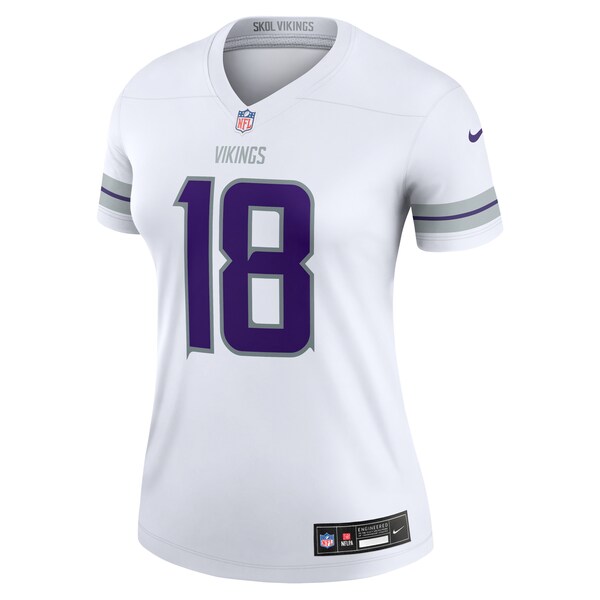 Justin Jefferson Minnesota Vikings Nike Women's Alternate Legend Jersey - White