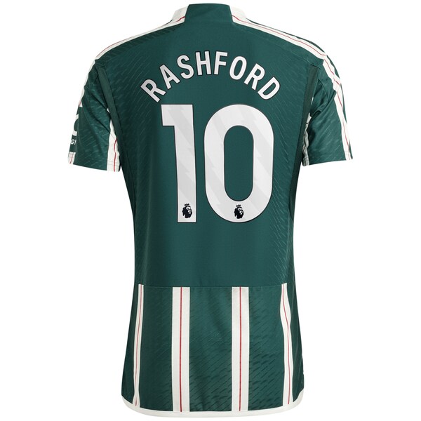 Marcus Rashford Manchester United adidas 2023/24 Away Authentic Player Jersey - Green/Red