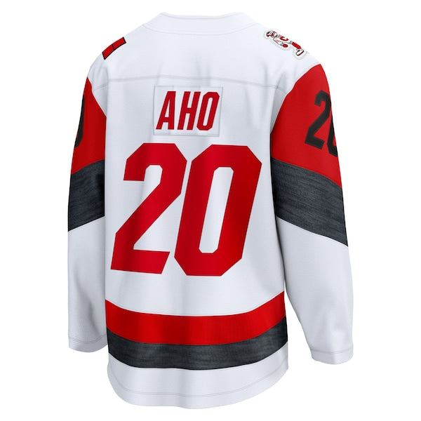 Sebastian Aho Carolina Hurricanes  Away Breakaway Jersey - White