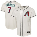 Corbin Carroll Arizona Diamondbacks Nike Youth Home Replica Player Jersey - Cream