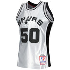 David Robinson San Antonio Spurs 1998/99 Hardwood Classics 75th Anniversary Swingman Jersey - Platinum