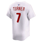 Trea Turner Philadelphia Phillies Nike Home Limited Player Jersey - White