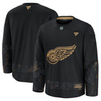 Detroit Red Wings  2024 Military Appreciation Practice Jersey - Black