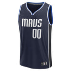 Dallas Mavericks  Custom Fast Break Jersey - Statement Edition - Navy/Blue