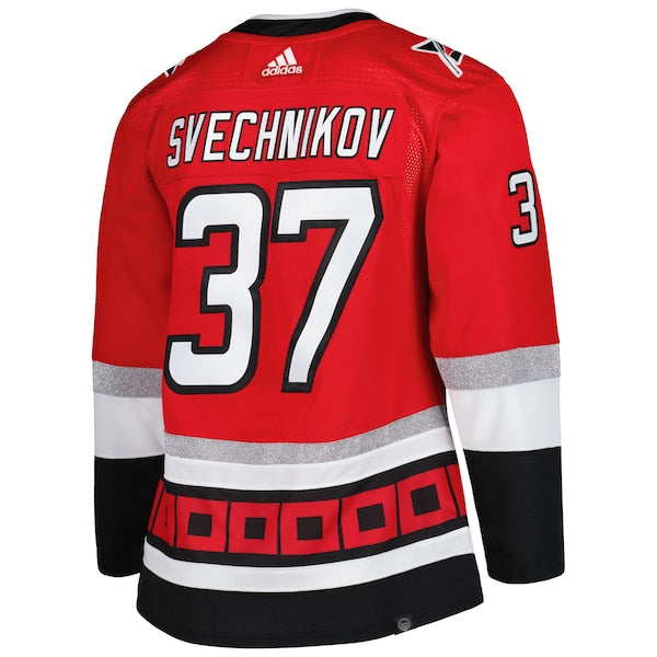 Andrei Svechnikov Carolina Hurricanes adidas  Primegreen Authentic Player Jersey - Red/Black