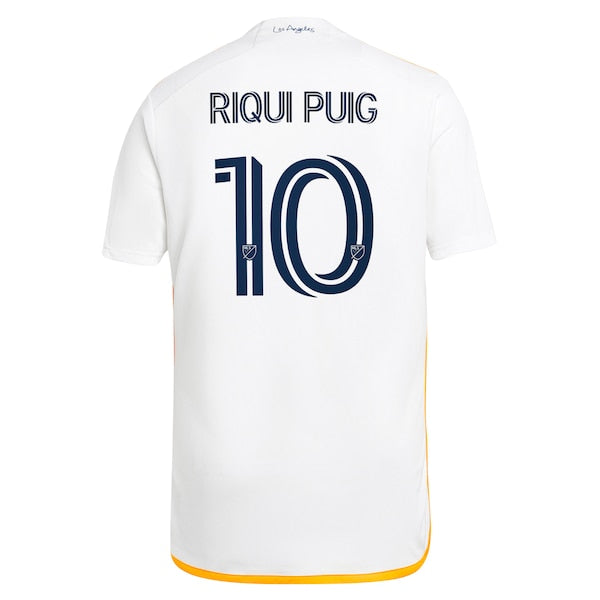 Riqui Puig LA Galaxy adidas 2024 Angeleno Kit Replica Player Jersey - White/Green