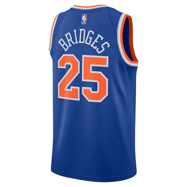 Mikal Bridges New York Knicks Nike Unisex 2024 Offseason Addition Nike Swingman Jersey - Blue