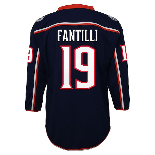 Adam Fantilli Columbus Blue Jackets Outerstuff Youth Alternate Replica Player Jersey - Blue